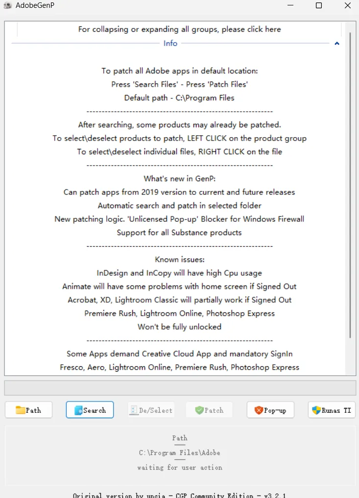Adobe全家桶激活工具 Genp v3.3.2 官方版